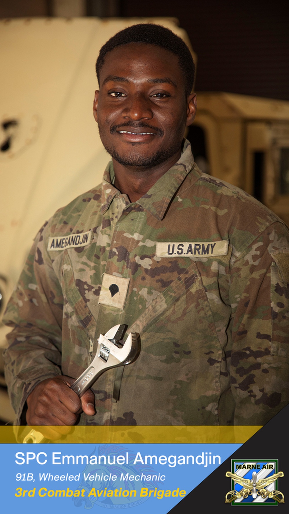Why I Serve | Spc. Emmanuel Amegandjin