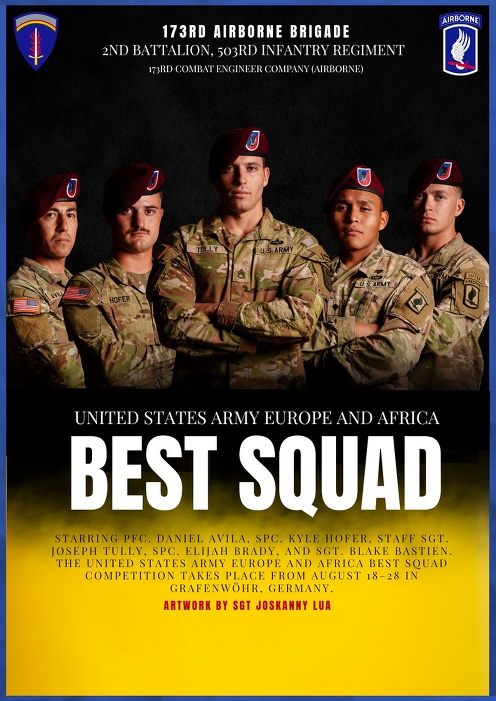 173rd Combat Engineer Company to Represent Sky Soldiers at 2025 U.S. Army Europe and Africa Best Squad Competition