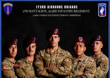 173rd Combat Engineer Company to Represent Sky Soldiers at 2025 U.S. Army Europe and Africa Best Squad Competition