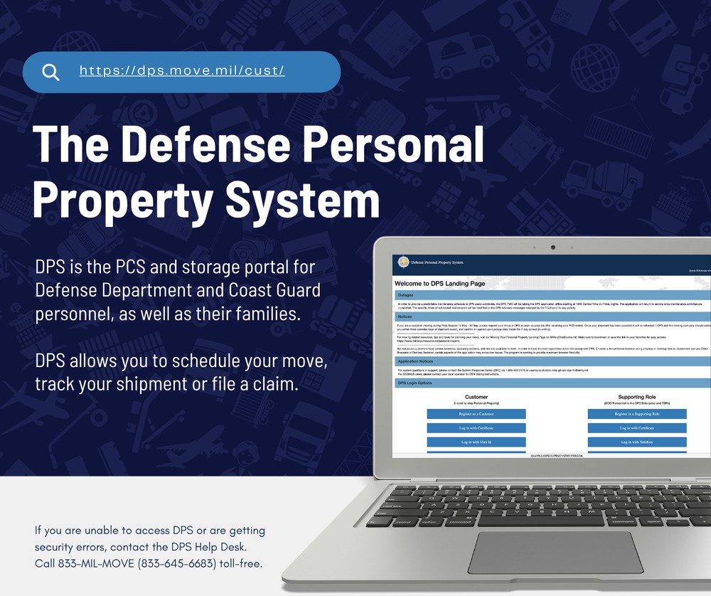 Defense Personal Property System graphic