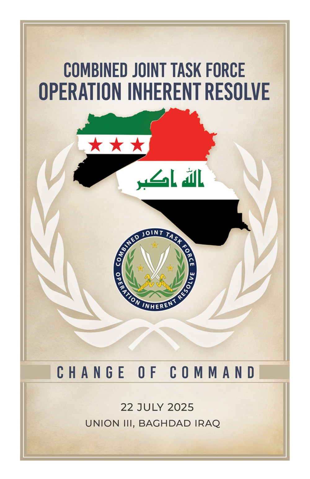 CJTF-OIR Change of Command Program
