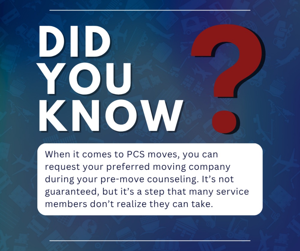 Preferred moving company graphic
