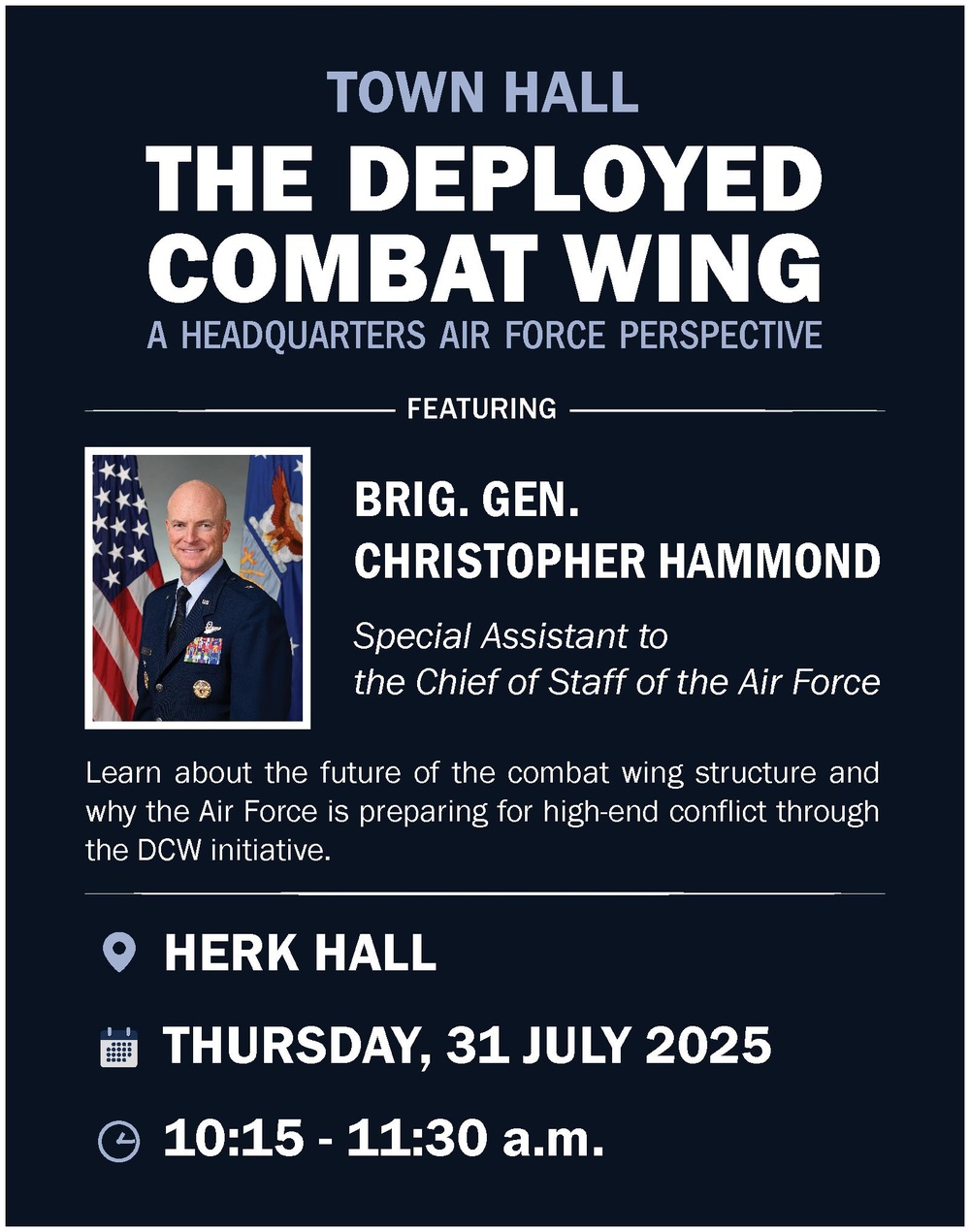 Town Hall: The Deployed Combat Wing