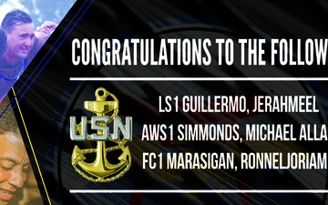 NAF Atsugi FY-26 Newly-Selected Chief Petty Officers