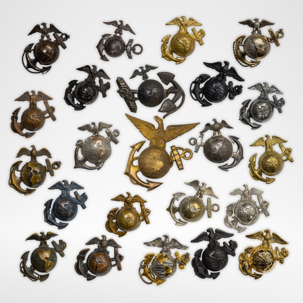 Eagle, Globe, and Anchors From Throughout History
