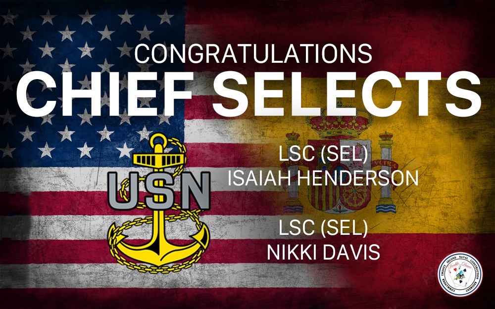 Congratulations to Our New Chief Selects