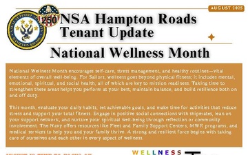 NSA Hampton Roads Monthly Tenant Update - August (2025)