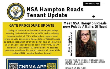 NSA Hampton Roads Monthly Tenant Update - January (2025)