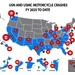 USN and USMC Motorcycle Crashes - FY 2025 To Date