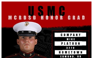 Mike Company Honor Graduate