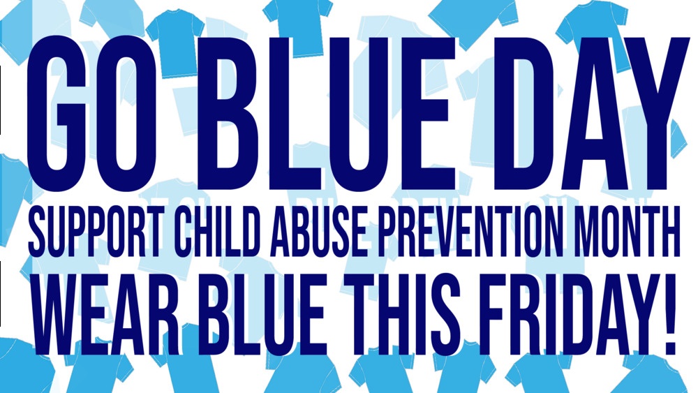 Marquee graphic in support of Child Abuse Prevention