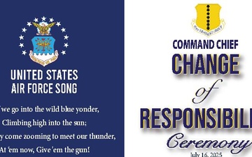17th Training Wing Command Chief Change of Responsibility Program