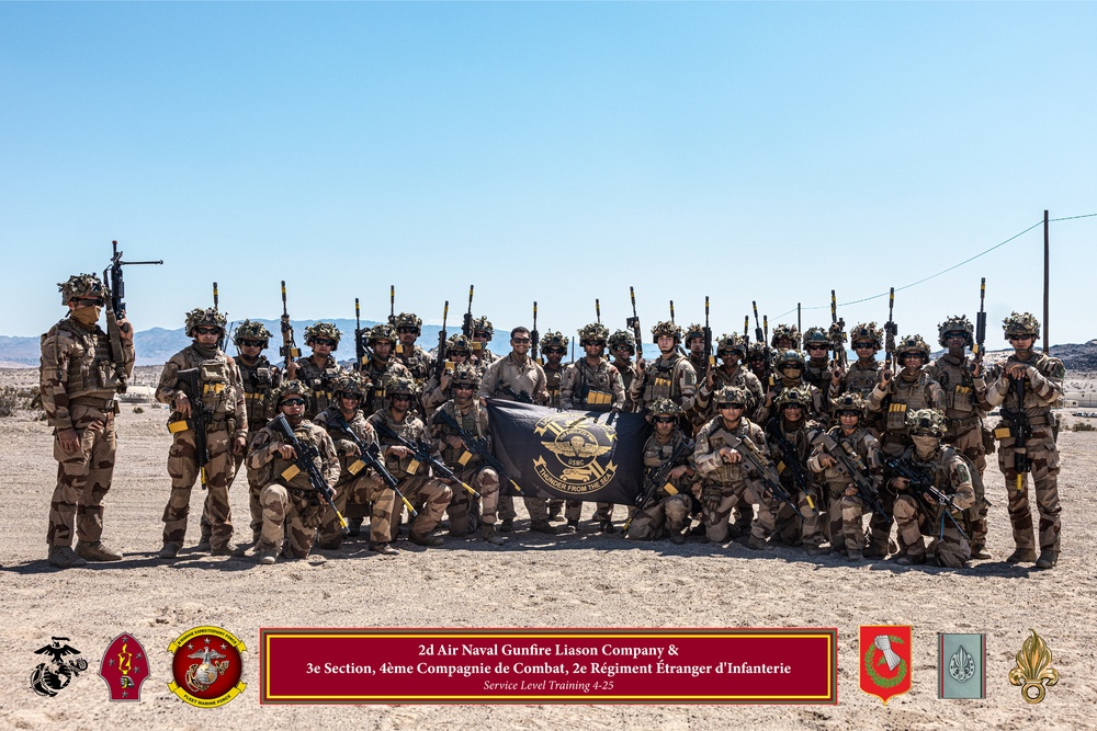 SLTE 4-25: Marines and French Foreign Legion Photos