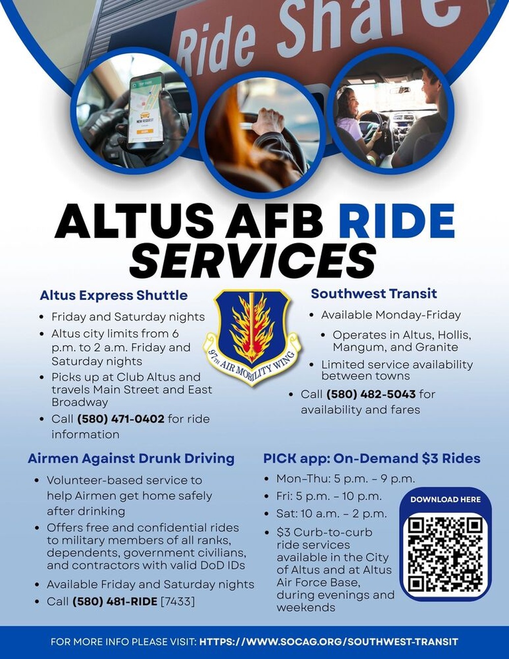 Altus AFB Ride Services