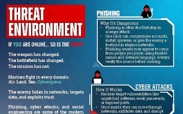 Cyber Threat Environment Infographic