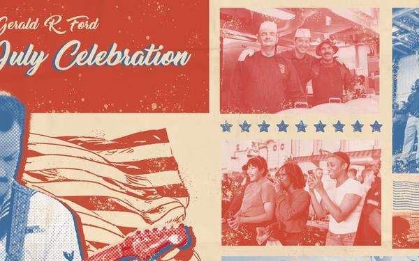 USS Gerald R. Ford (CVN 78) 4th of July Celebration