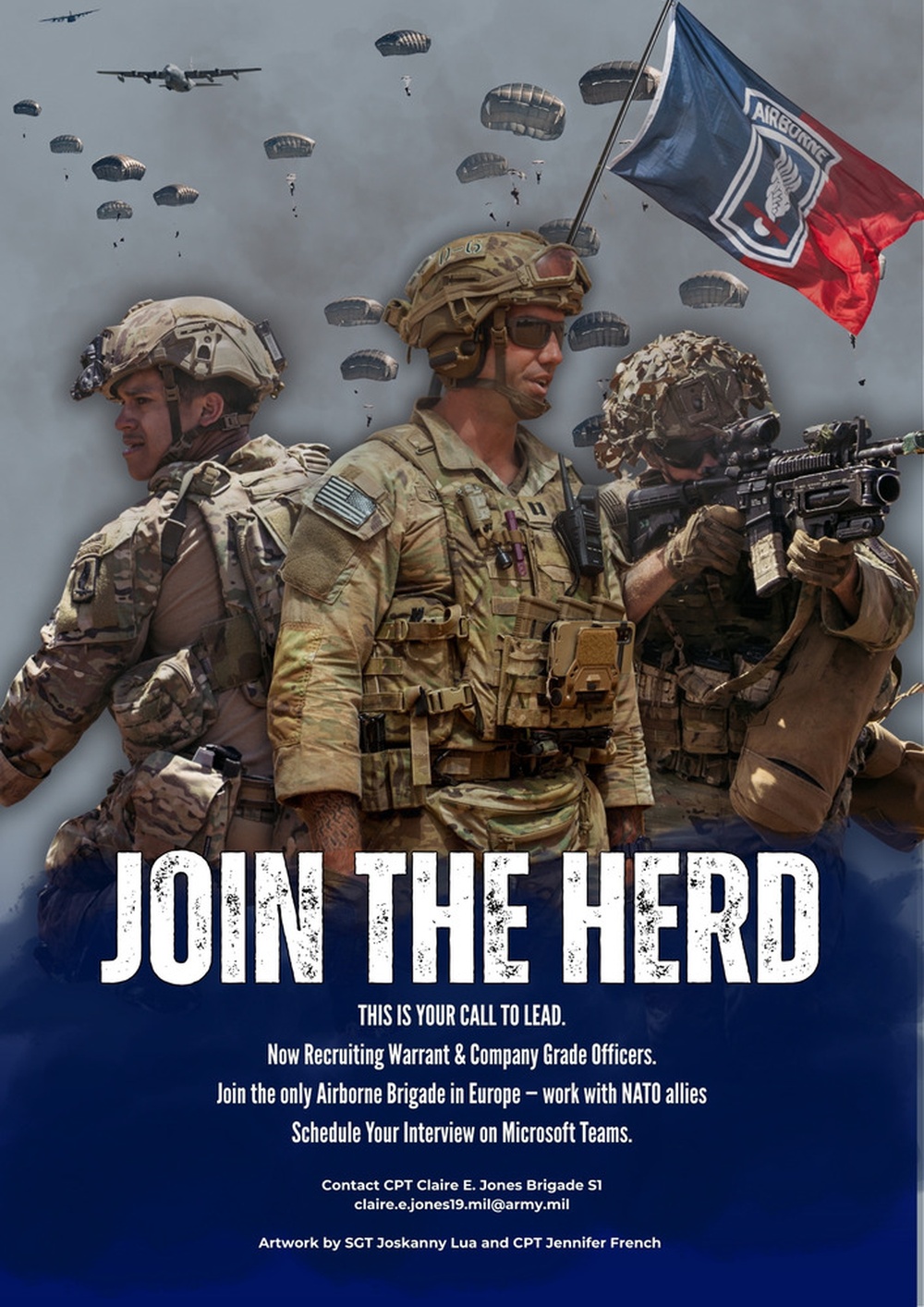 Join the Herd: 173rd Airborne Brigade Recruiting Warrant and Company-Grade Officers to Lead in Europe