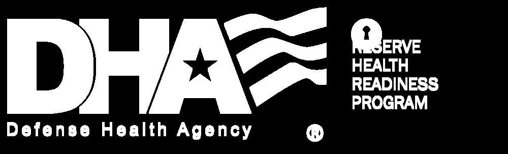 DHA Reserve Health Readiness Program logo white