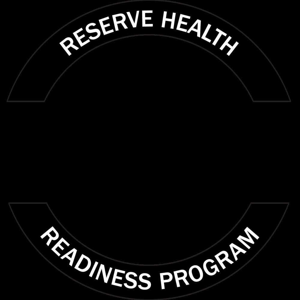 DHA Reserve Health Readiness Program logo round black
