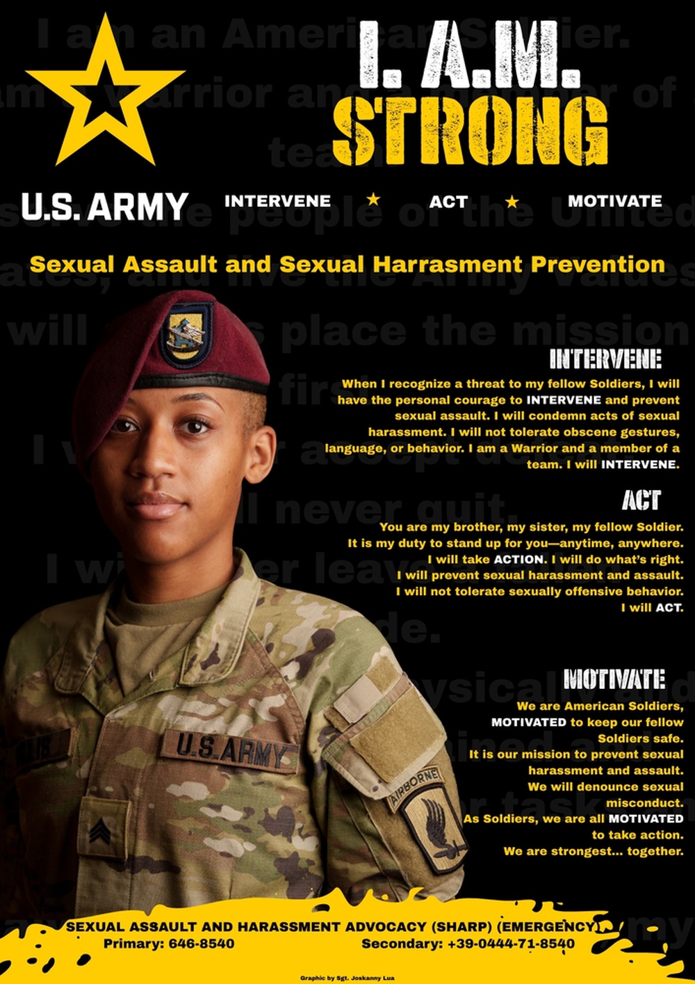 I Am Strong: Soldiers Intervene, Act and Protect One Another