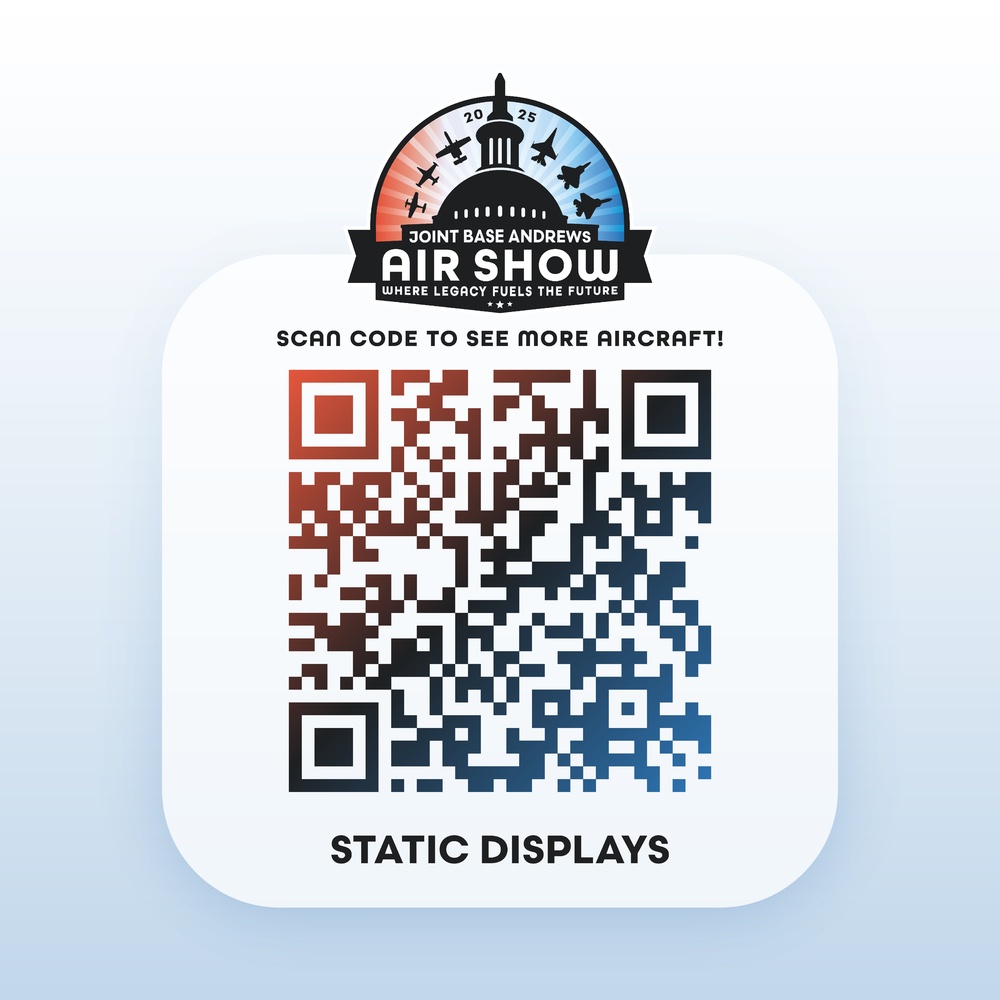 2025 Joint Base Andrews: Static Display QR Code