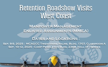 MMEA’s retention roadshow visits Camp Pendleton, Twentynine Palms