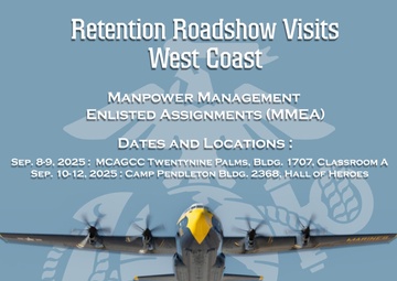 MMEA’s retention roadshow visits Camp Pendleton, Twentynine Palms