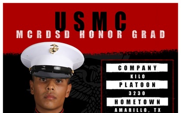 Kilo Company Honor Graduate