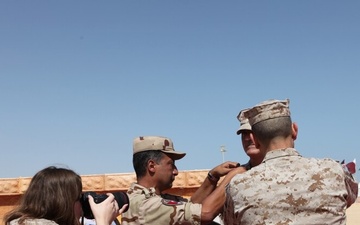 U.S. Marine Officer Promoted in Alexandria During Bright Star 2025, Symbolizing U.S.-Egyptian Friendship