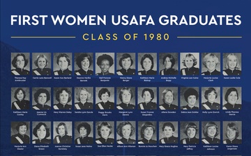 U.S. Air Force Academy First Women USAFA Graduates, Class of 1980, Poster