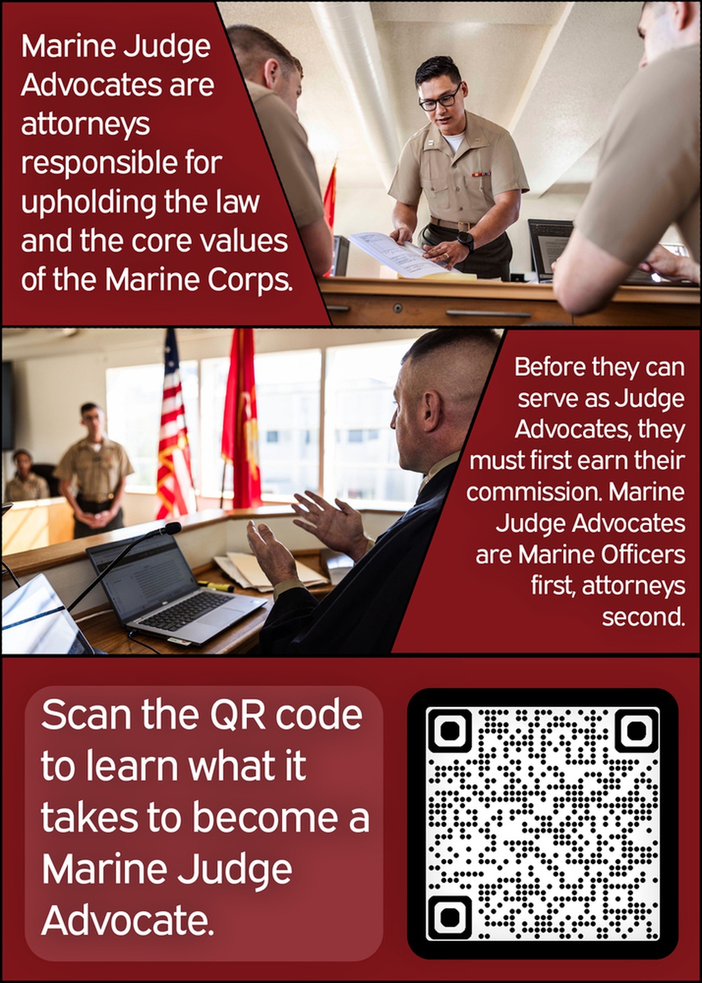 Marine Corps Judge Advocate Flyer