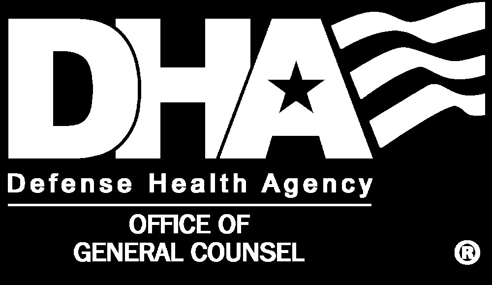 DHA Office of General Counsel Logo transparent white PNG