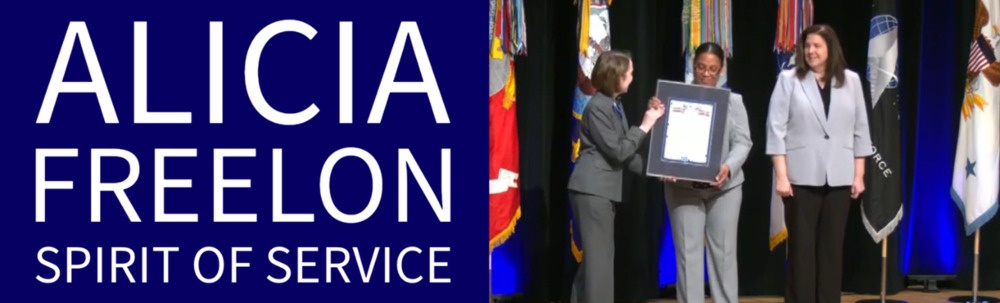DCAA Alicia Freelon awarded 2024 Spirit of Service