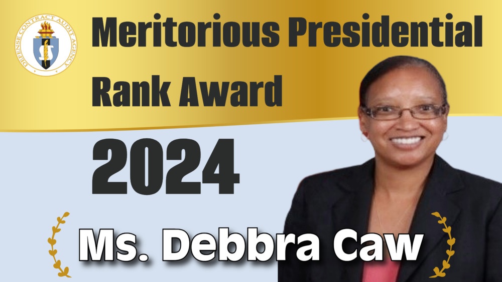 DCAA Deputy Director awarded 2024 Meritorious Presidential Rank Award