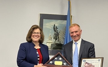 Joyce McKenna presented DCAA's 2024 Prestigious William B. Petty award