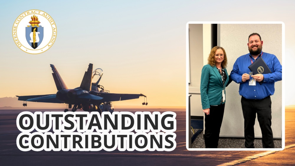 DCAA Supervisory Auditor awarded for outstanding work