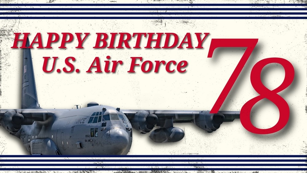 Air Force 78th birthday
