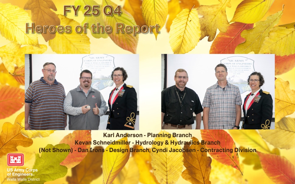 Walla Walla District Fiscal Year 2025, Quarter Four, Awardees