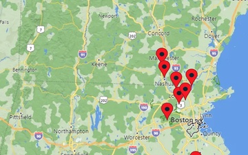 Map of Greater Boston Area