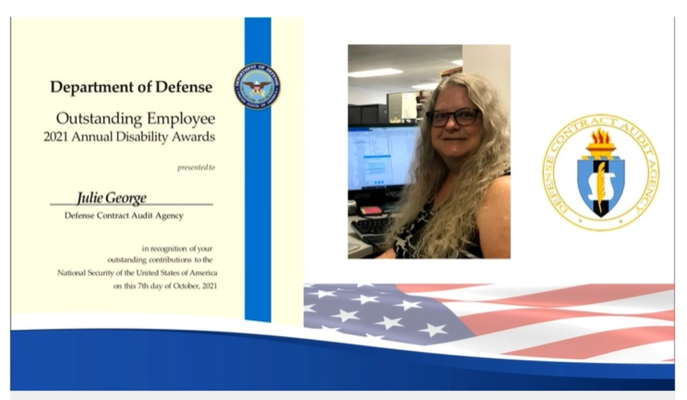 Department of Defense and DCAA Awards Honor Employee