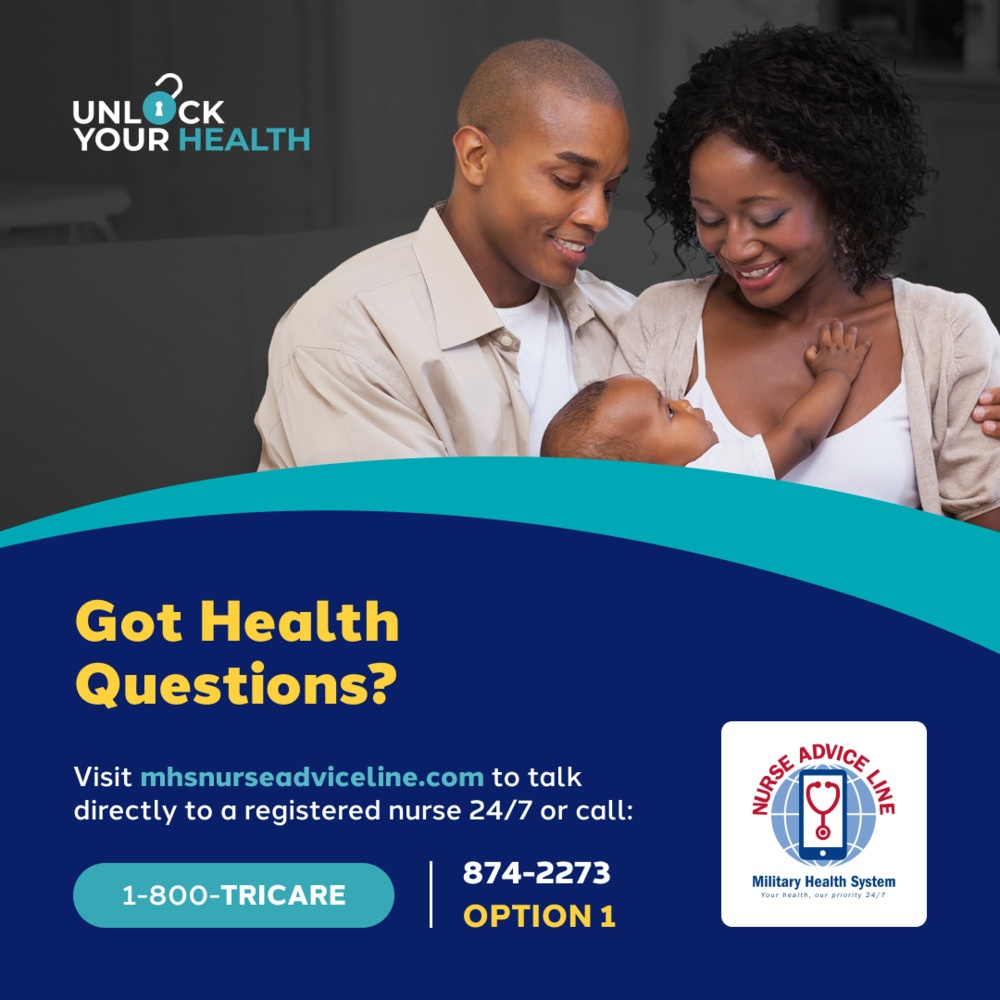 MHS Nurse Advice Line Social Graphic: Got Health Questions?