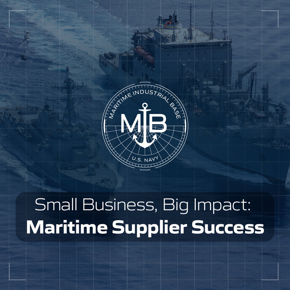 Small Business, Big Impact: Maritime Supplier Success Infographic Slide 1