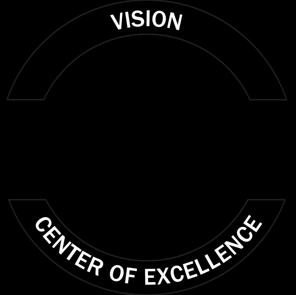 DHA Vision Center of Excellence round black logo DHA Vision Center of Excellence round black logo