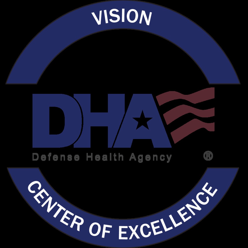 DHA Vision Center of Excellence round color logo DHA Vision Center of Excellence round color logo