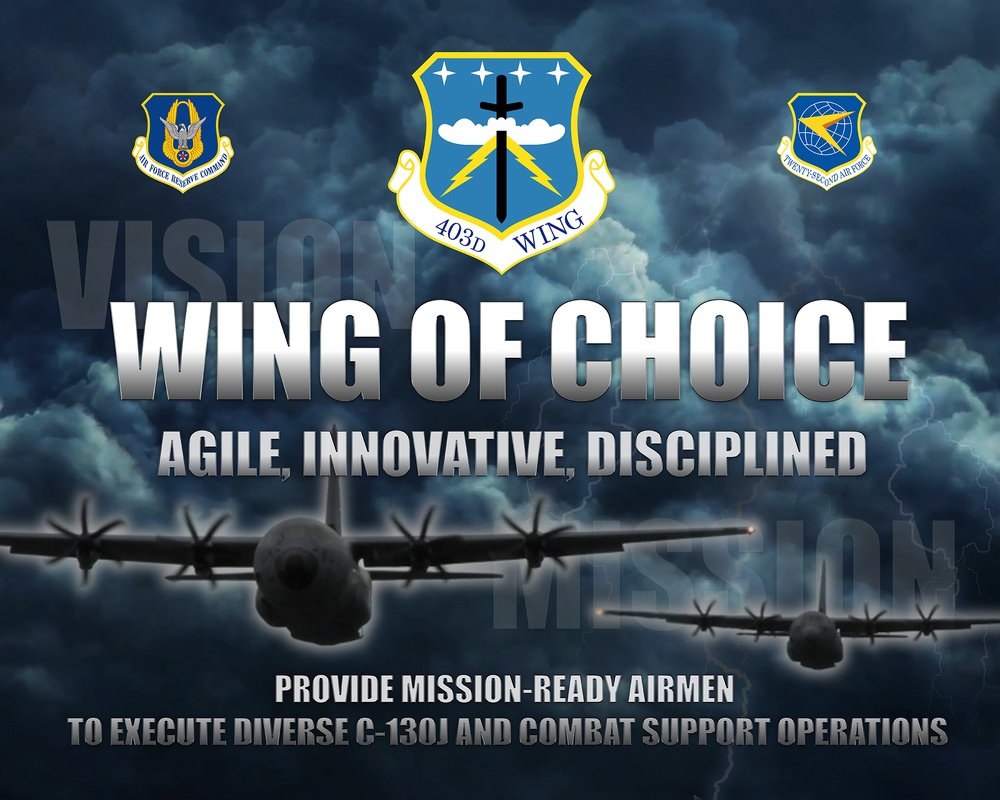 403rd Wing vision and mission