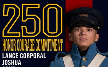Marine Forces Reserve 250th Birthday pageant poster