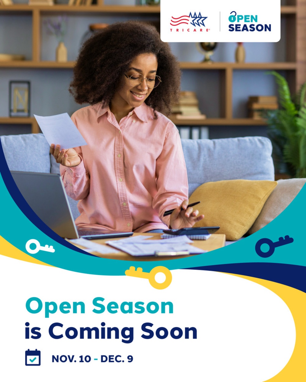 2025 Open Season General Social Graphic