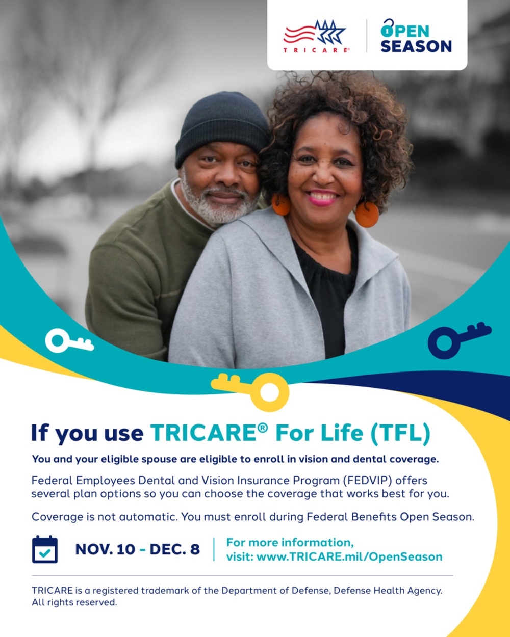 2025 Open Season General Social Graphic