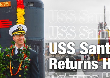 USS Santa Fe (SSN 763) Returns Home from Deployment Video Thumbnail