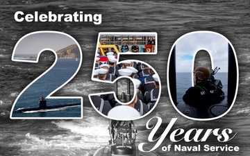U.S. Navy 250th Birthday Submarine Force Poster